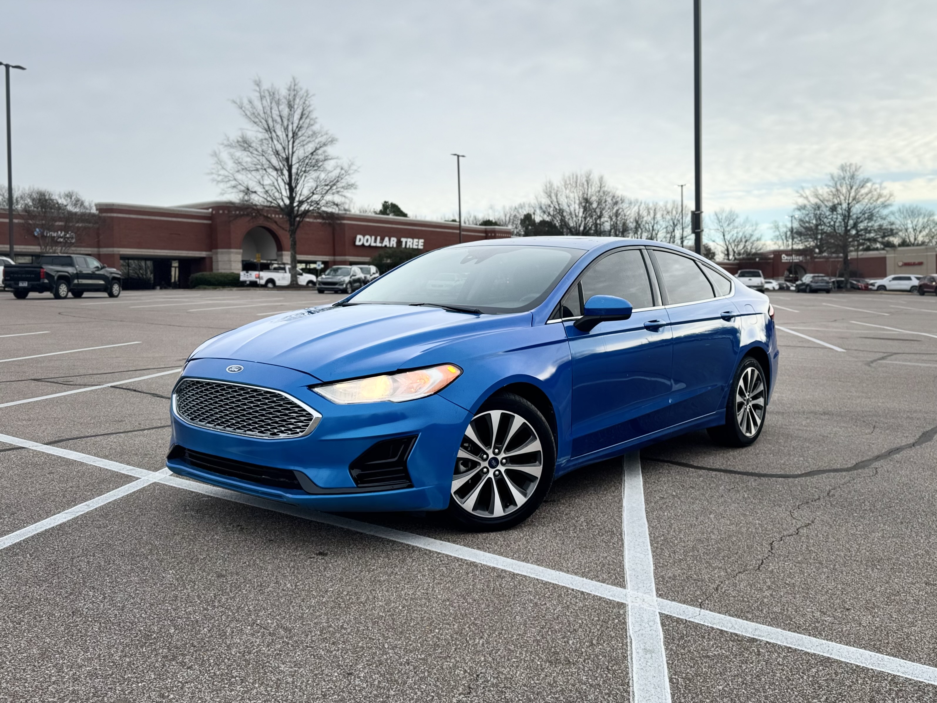 2020 Blue 2020 Ford Fusion SE — sold rent-to-own