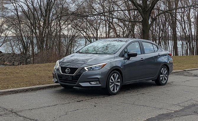 Gray 2021 Nissan Versa 1.6L S