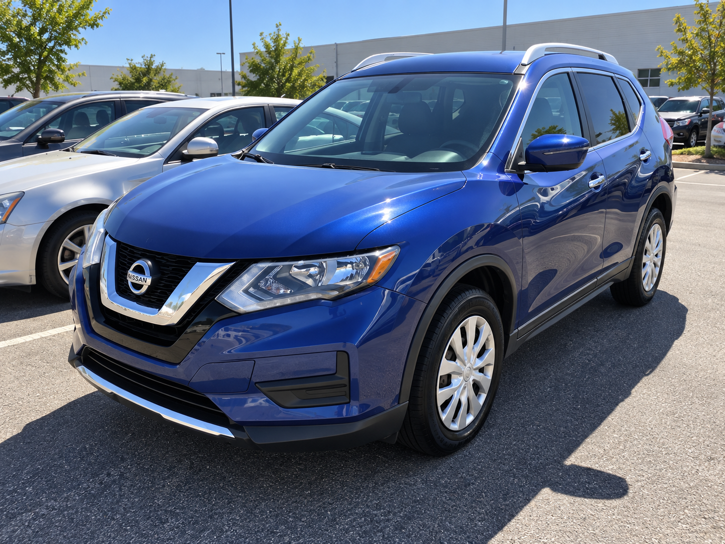 Blue 2017 Nissan Rogue 2.5L S ALL wheel drive
