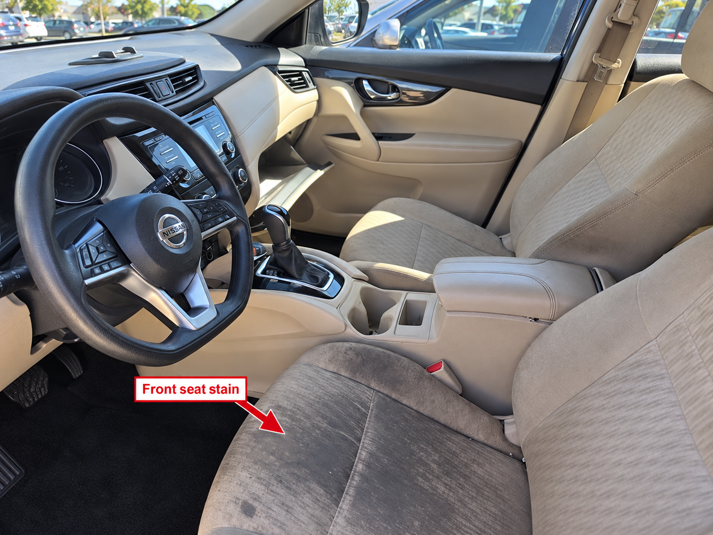 Blue 2017 Nissan Rogue 2.5L S ALL wheel drive photo 5