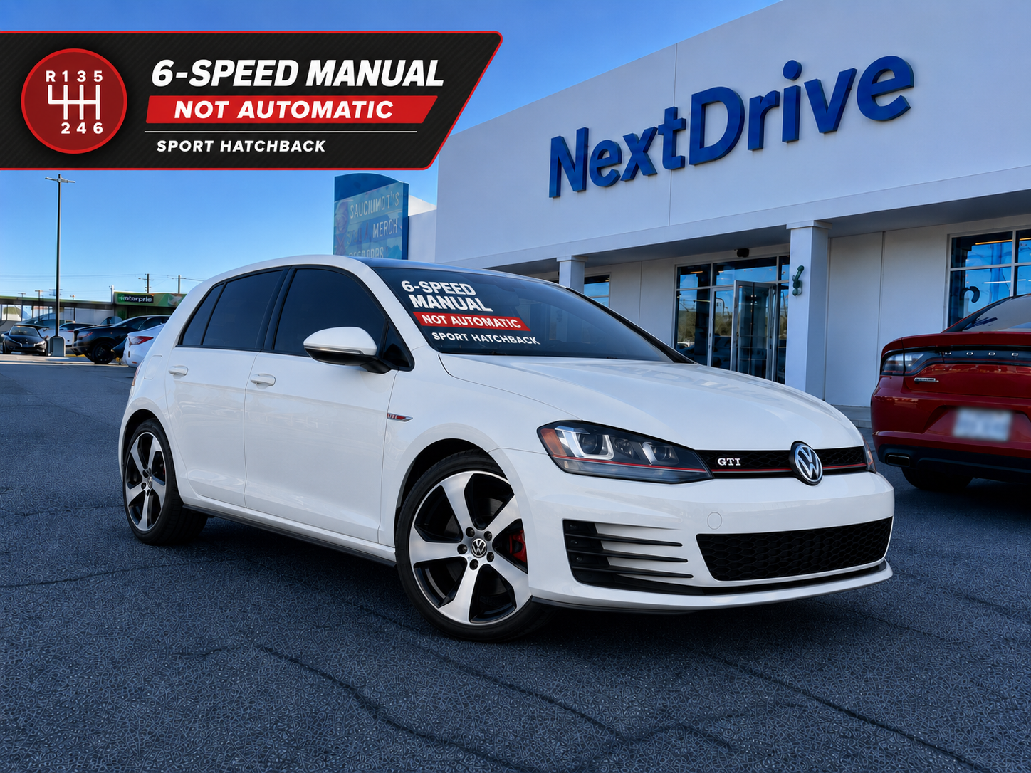 2016 White 2016 Volkswagen GTI Manual Performance Package — currently leased on contract