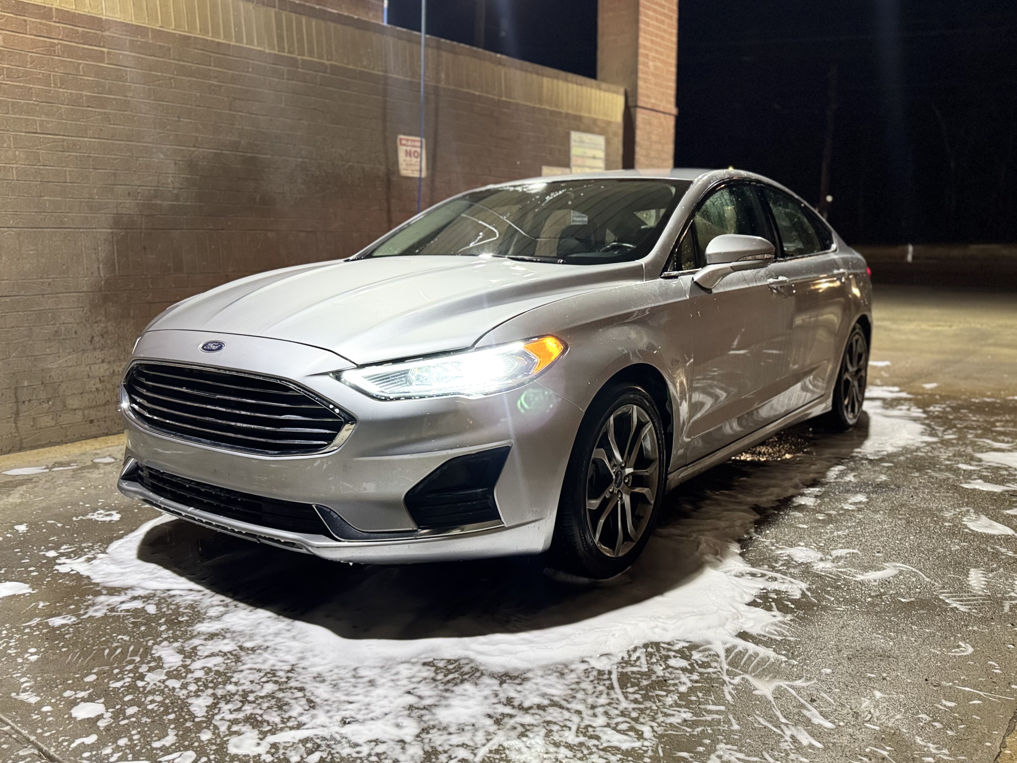 2020 Silver 2020 Ford Fusion SEL — sold rent-to-own