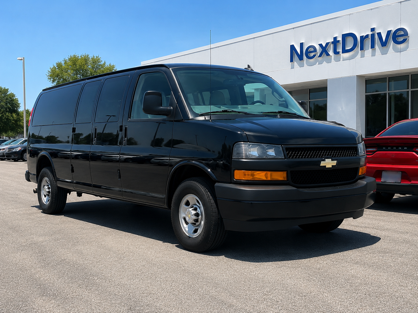2010 Black 2010 Chevy Express 2500 Cargo Van — currently leased on contract