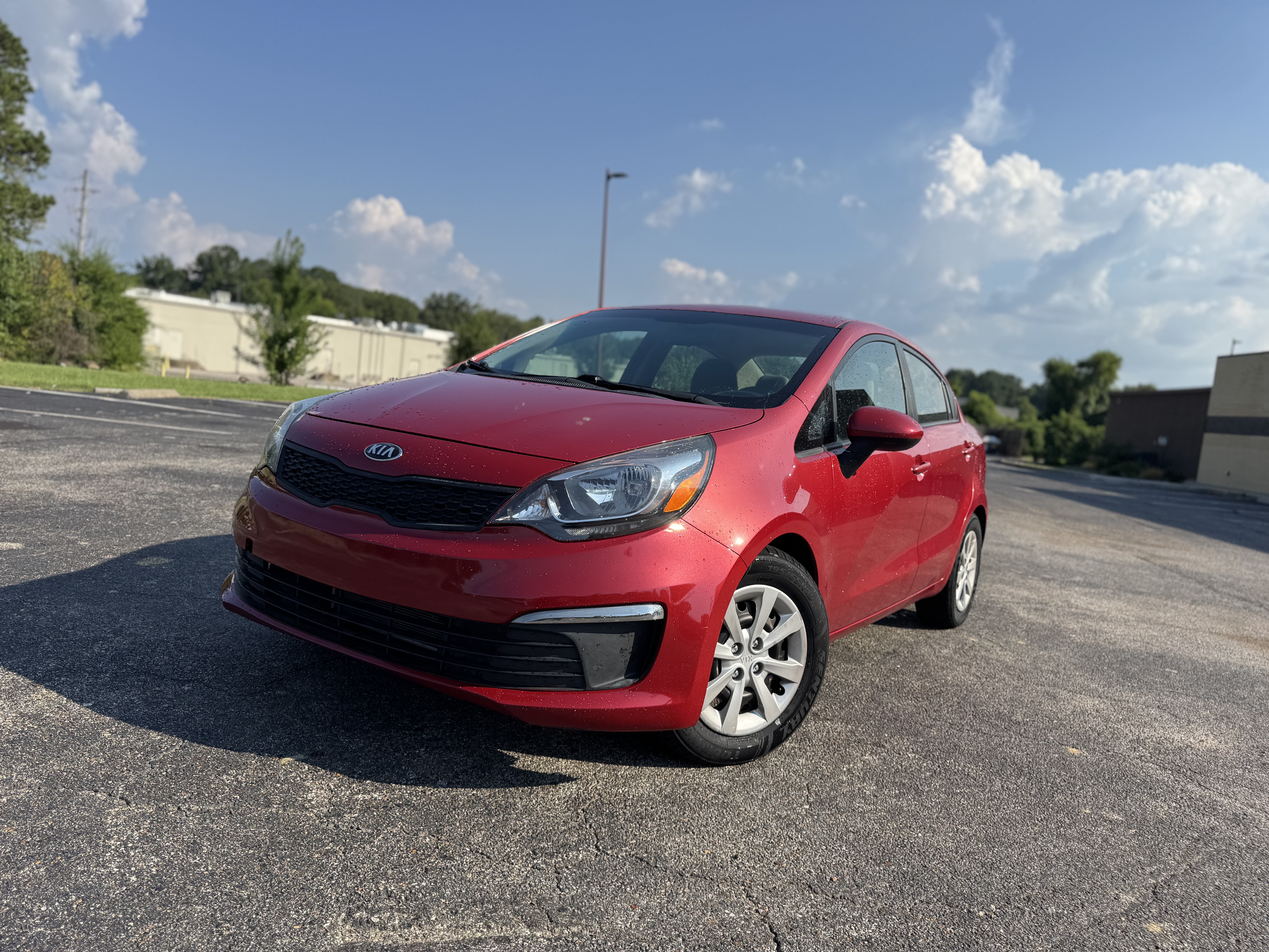 2017 Red 2017 Kia Rio LX — sold rent-to-own
