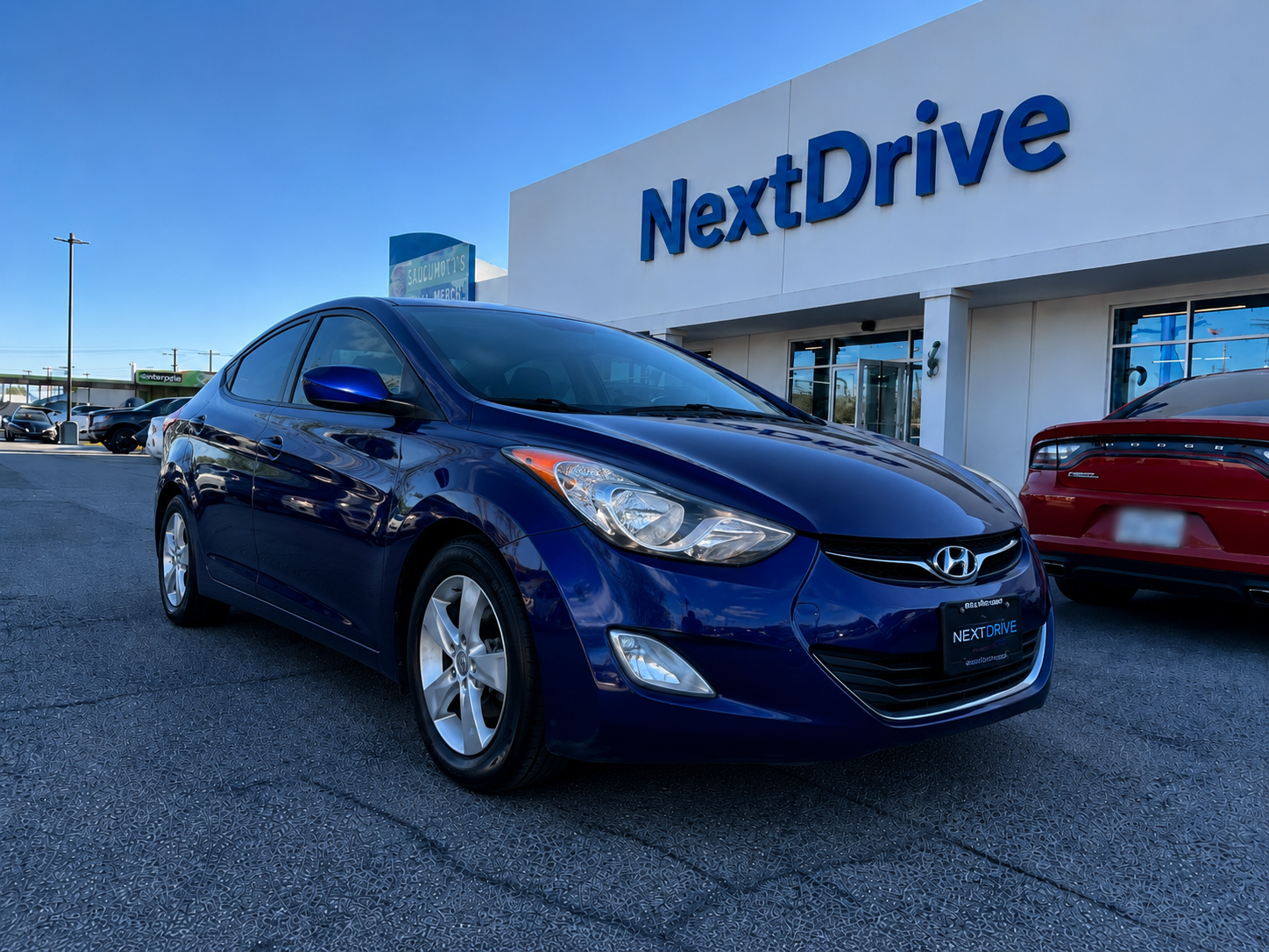 2013 Blue 2013 Hyundai Elantra — currently leased on contract