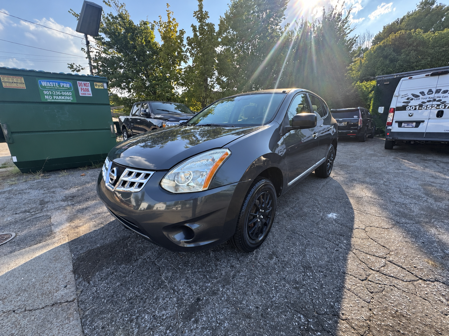 2013 Blue 2013 Nissan Rogue 2.5L S — currently leased on contract